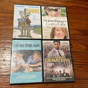 Bundle of 4 DVDs EUC